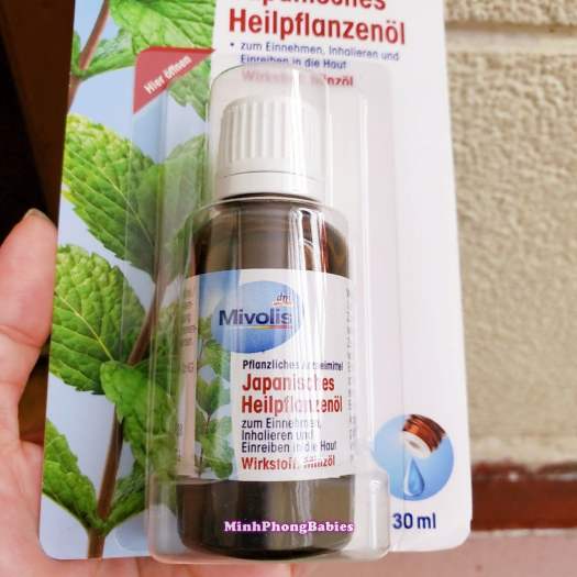 Tinh Dầu Bạc Hà Mivolis Đức 30ml