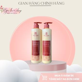 Combo dầu gội xả chống rụng, phục hồi WELLMATE 500mlx2