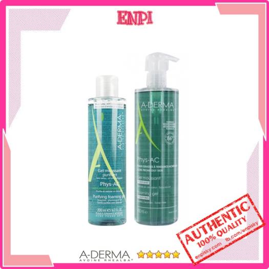 Sữa rửa mặt A-Derma Phys-AC Purifying Foaming Gel