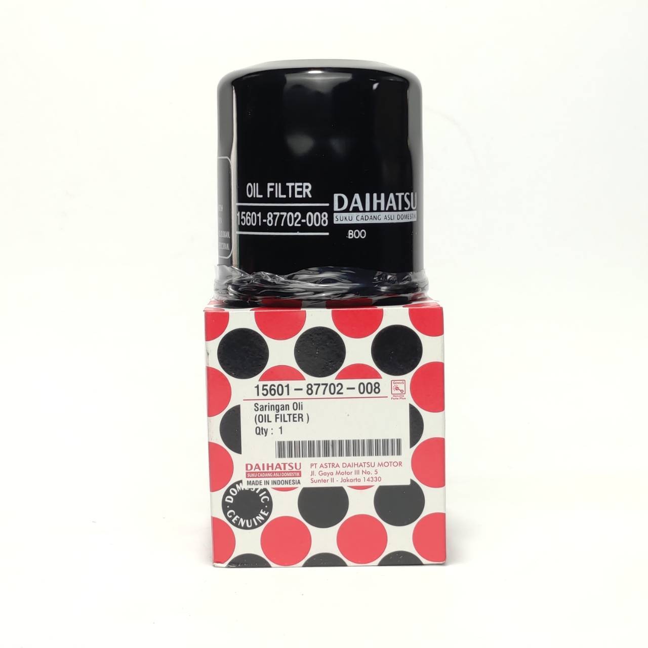 Filter Oli Mobil Toyota Avanza Xenia Rush Calya Granmax Terios Agya Ayla Sigra Luxio Asli Merk Daihatsu Harga 30,900 rupiah*Gratis Ongkir