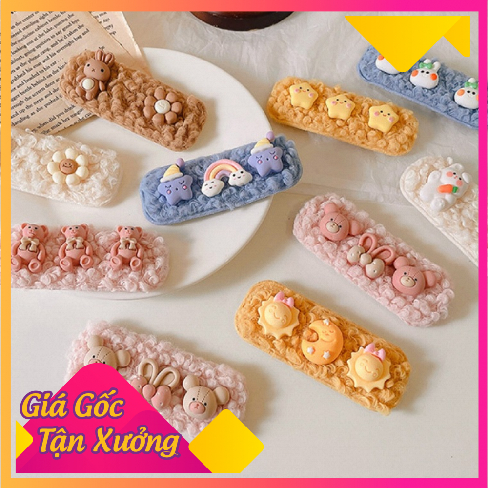 Miếng dán tóc mái ma thuật phong cách hàn quốc nhiều mẫu mã cực cute giúp cố định tóc khi trang điểm rửa mặt không làm cong hư tóc siêu tiện lợi