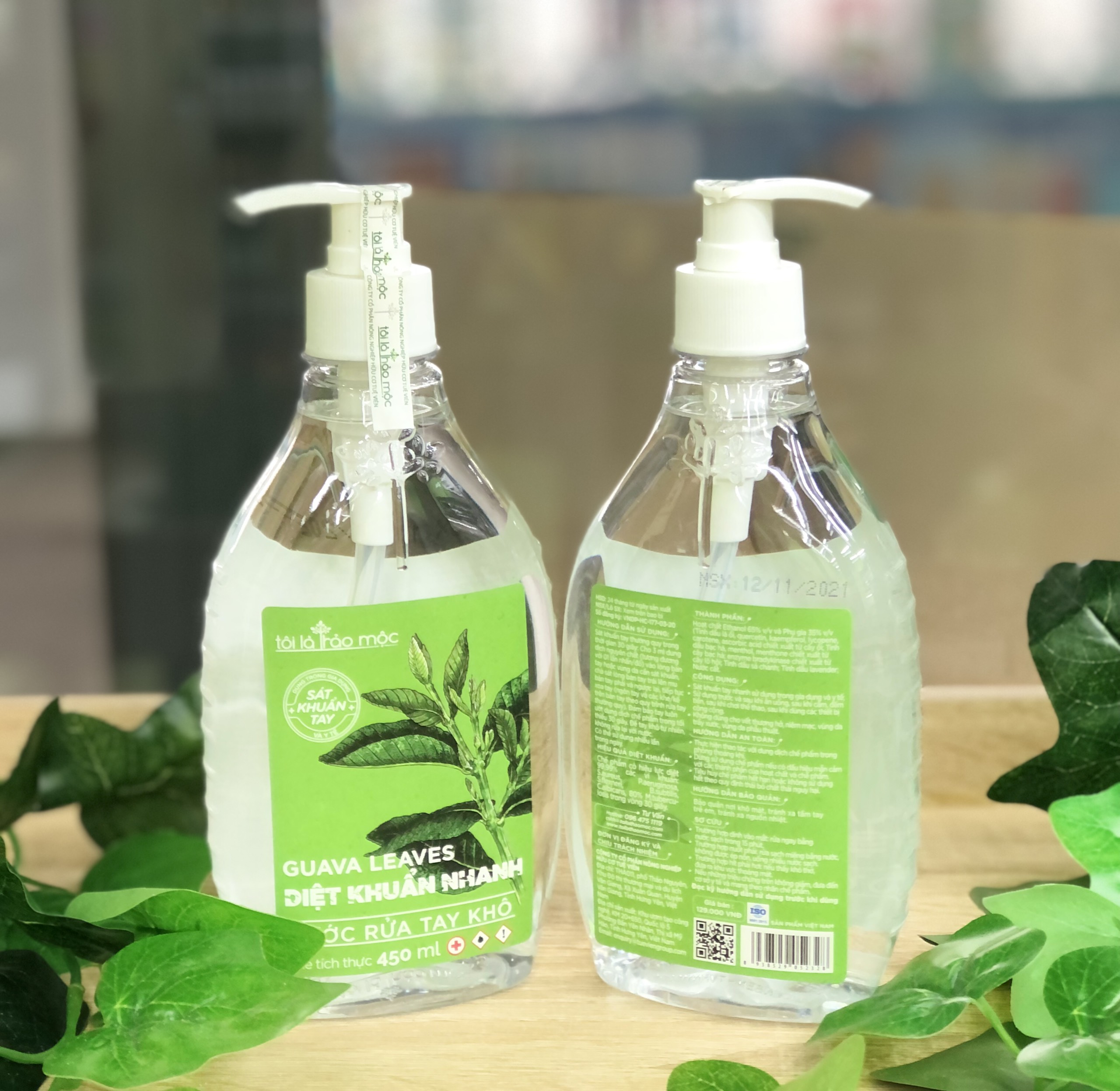 Nước rửa tay khô - chai 450ml