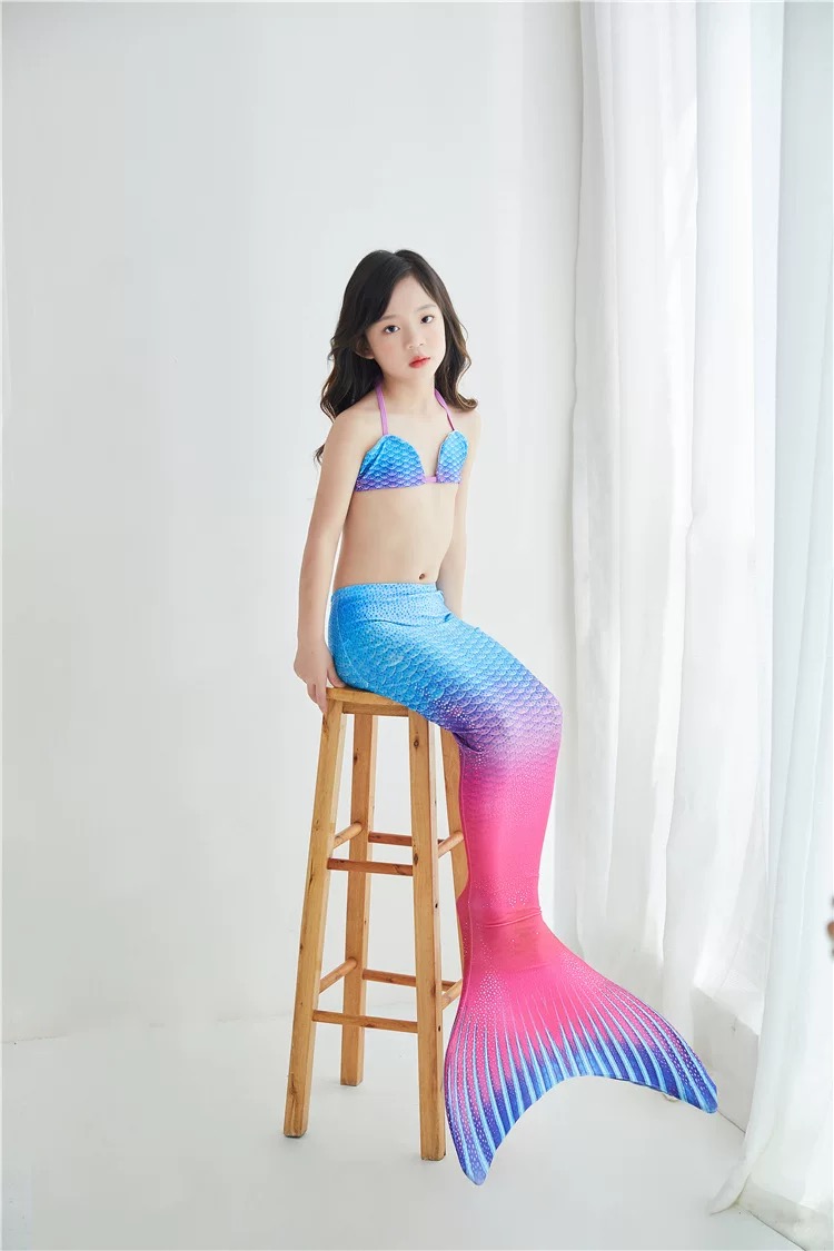 Bộ đồ bơi nàng tiên cá 2 món cho bé gái siêu xinh