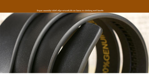 dây nịt nam, dây thắt lưng dùng cho khóa tự động thời trang da bò dập vân vảy rông