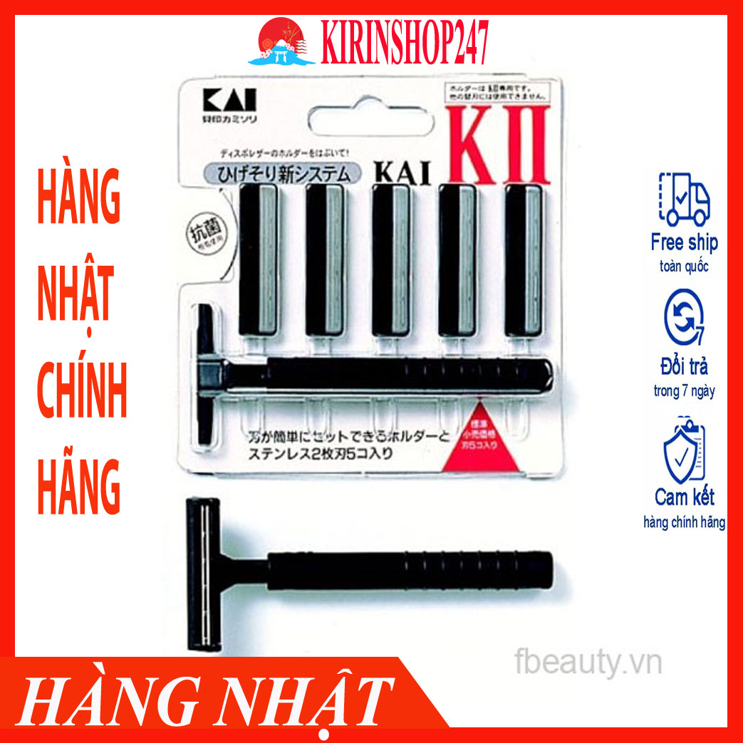 Set dao cạo 2 lưỡi kép kai hàng nhật