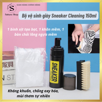 Xịt Trắng Giày Sneaker Cleaning Làm Sạch Và Tẩy Trắng Giày Dép Túi Xách Ghế Sofa Đồ Da Tiện Lợi, Bình Xịt Bọt Tuyết Vệ Sinh Tẩy Bẩn Đa Năng