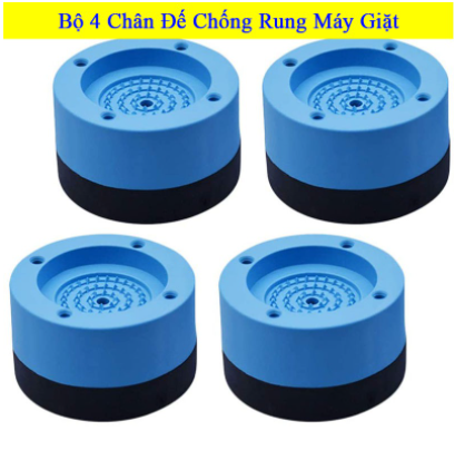 Bộ 4 Đế Chống Rung Máy Giặt, Đệm Cao Su Lót Chân Máy Giặt Chống Rung Chống Ồn Do Tiếp Xúc Với Nền Đất Trong Quá Trình Vận Hành