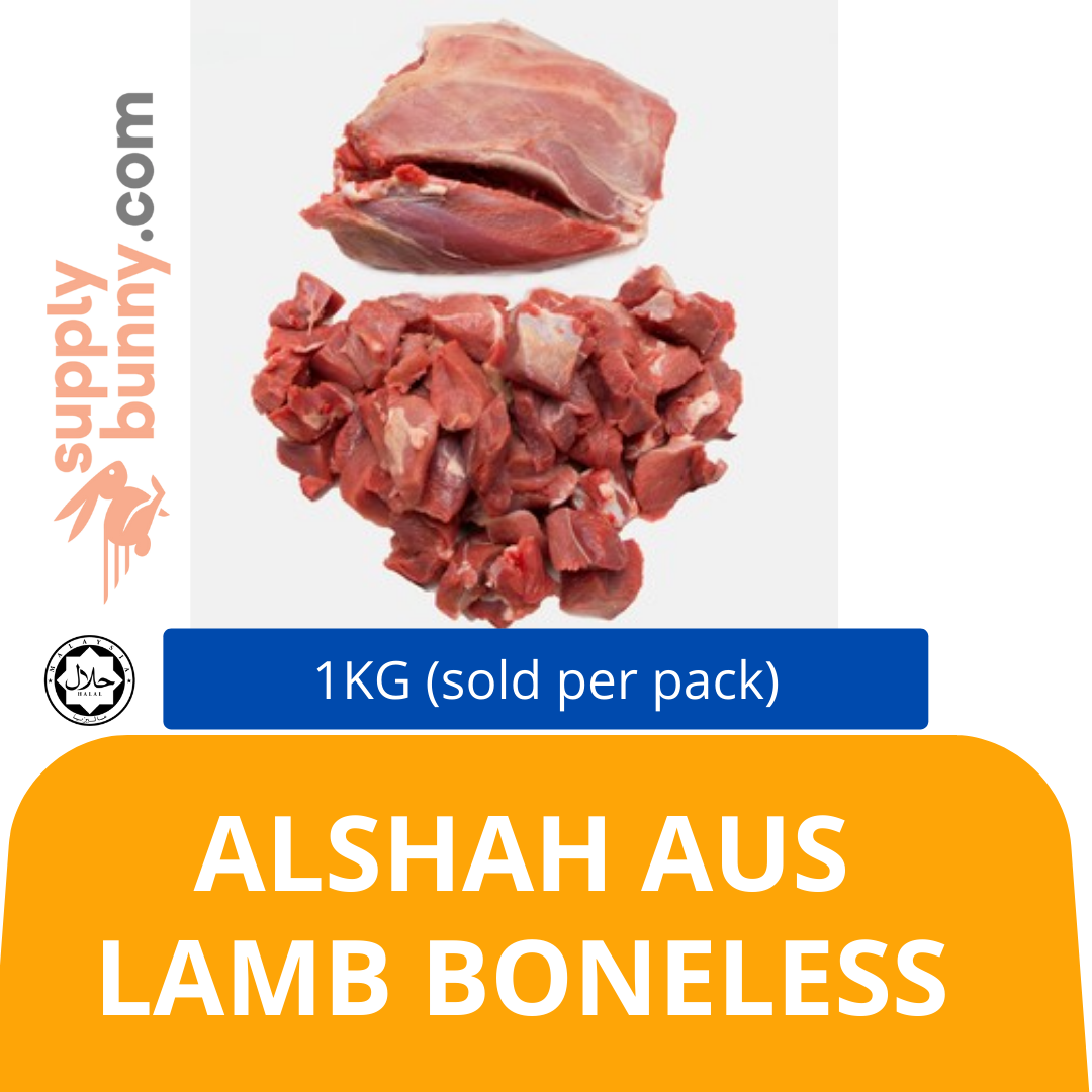 Halal Australian Boneless Lamb (Sold Per Kg) Kambing Tanpa Tulang 澳洲羊肉无骨 alshah Halal