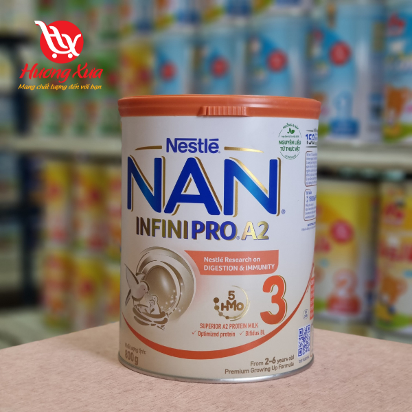 Sữa Nestle Nan Infinipro A2 số 3 800g cho trẻ từ 2-6 tuổi HXS3088
