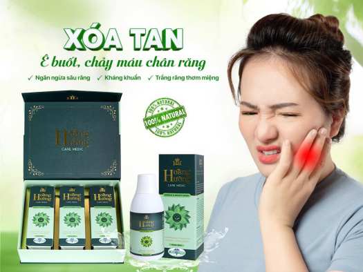 Nước Súc Miệng Hoàng Hường Hết Hôi Miệng Trắng Răng