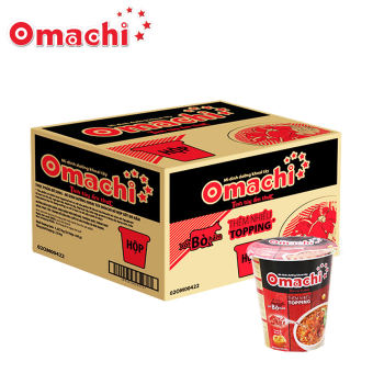 THÙNG 24 LY MÌ KHOAI TÂY XỐT BÒ HẦM OMACHI