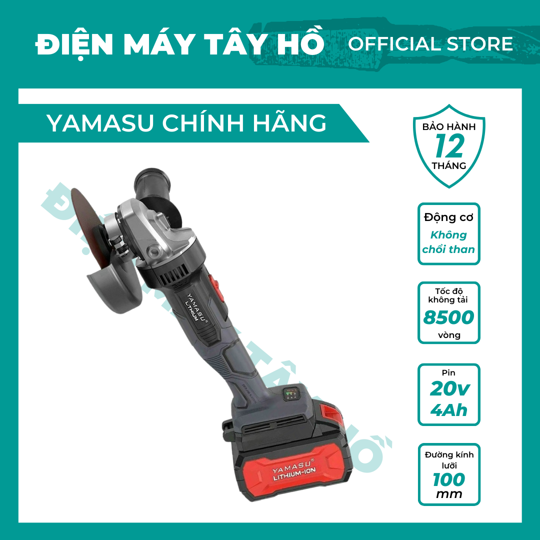 Máy mài pin yamasu mp100, sử dụng chung pin tất cả máy yamasu