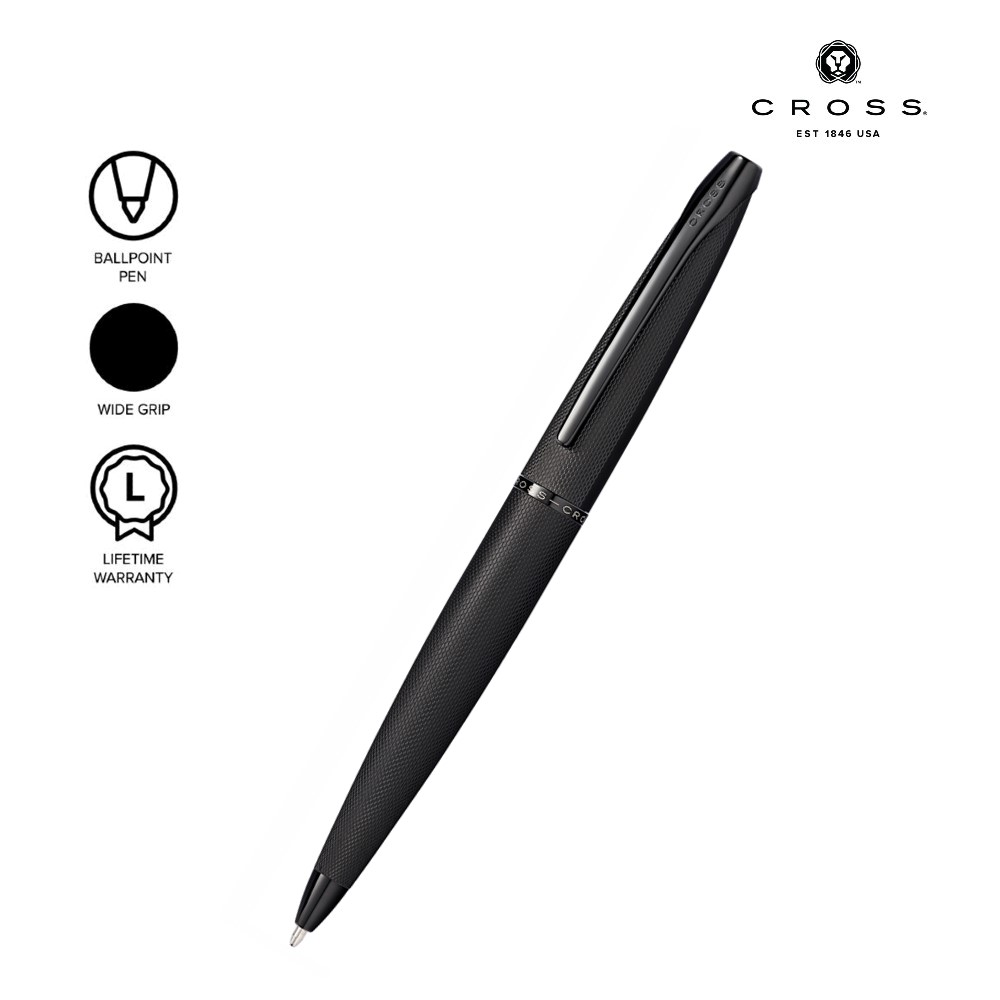 Cross Pens Blue ATX Sandblasted Dark Blue Ballpoint Pen C882-45