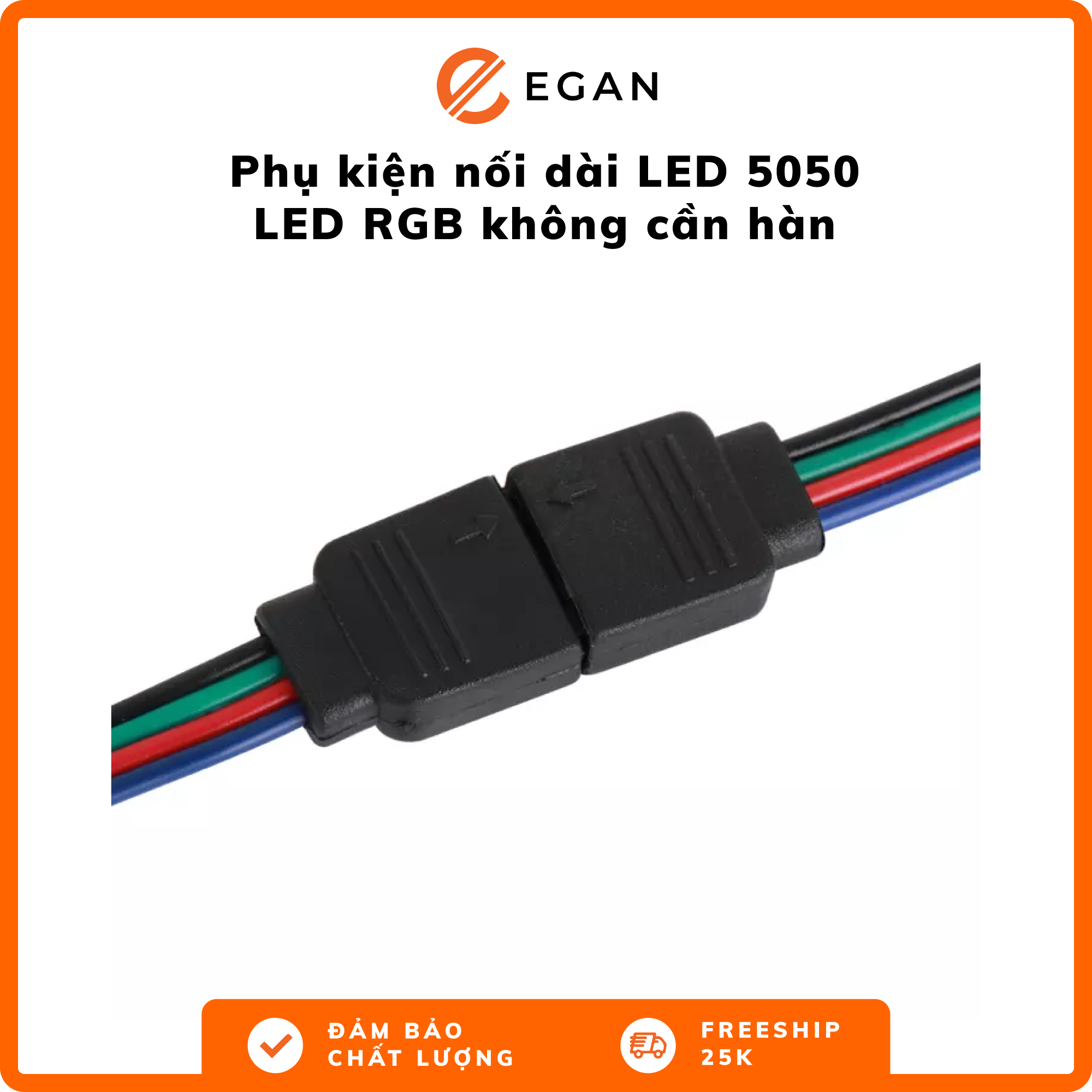 Phụ kiện nối dài dây LED 5050 LED RGB không cần hàn