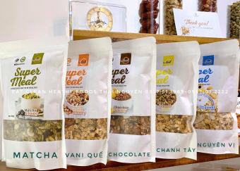 ngũ cốc ăn kiêng super meal matcha gói 500g