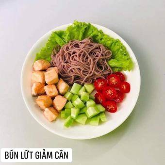 Phở gạo lứt đỏ, Thực phẩm lứt, bún lứt, hủ tiếu, eat clean