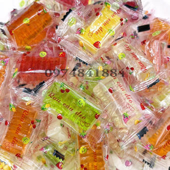 500g mứt rau câu dẻo - thạch rau câu trái cây dẻo - mứt tết