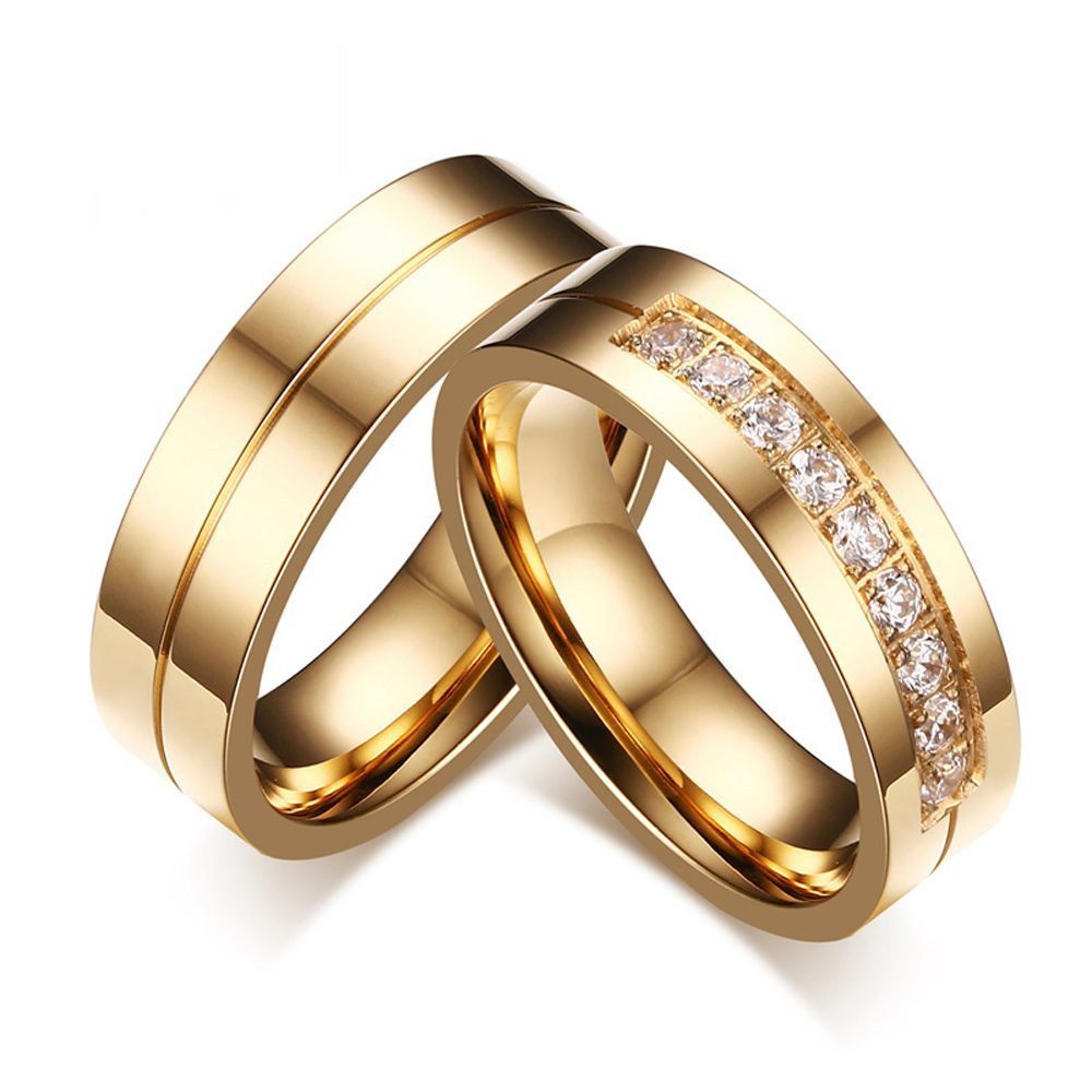 Sterling Silver Love You Couple Band Rings-vachngandaiphat.com.vn