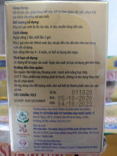 Cốm Lợi sữa Tasuamum