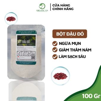Loại 1- 100GR Bột đậu đỏ nguyên chất sạch mịn 100% Organic - Bột handmade - B1.003