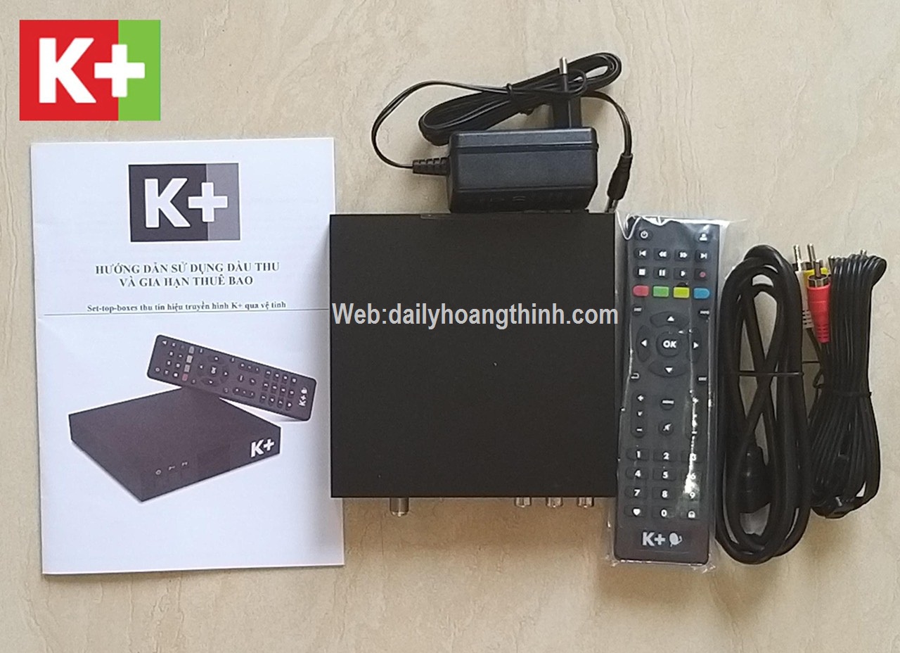 Đầu thu k+ hd mẫu mới bảo hành 12 tháng