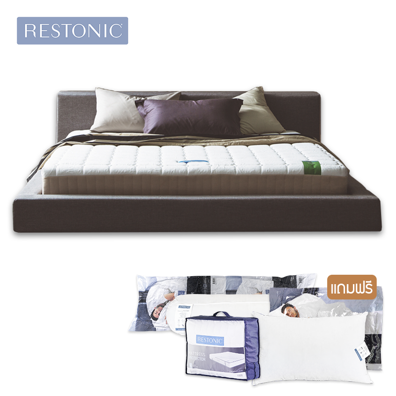 ที่นอน Restonic รุ่น Reju 9950 ยางพาราธรรมชาติ 100% ราคา 63,900 บาท*ส่งฟรี