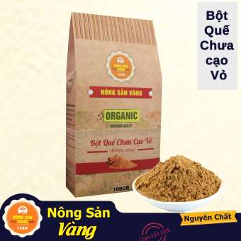 Bột Quế Nguyên Chất Chưa Cạo Vỏ (Làm Đẹp) 100gr giảm cân giảm mỡ bụng đắp mặt - Nông Sản Vàng
