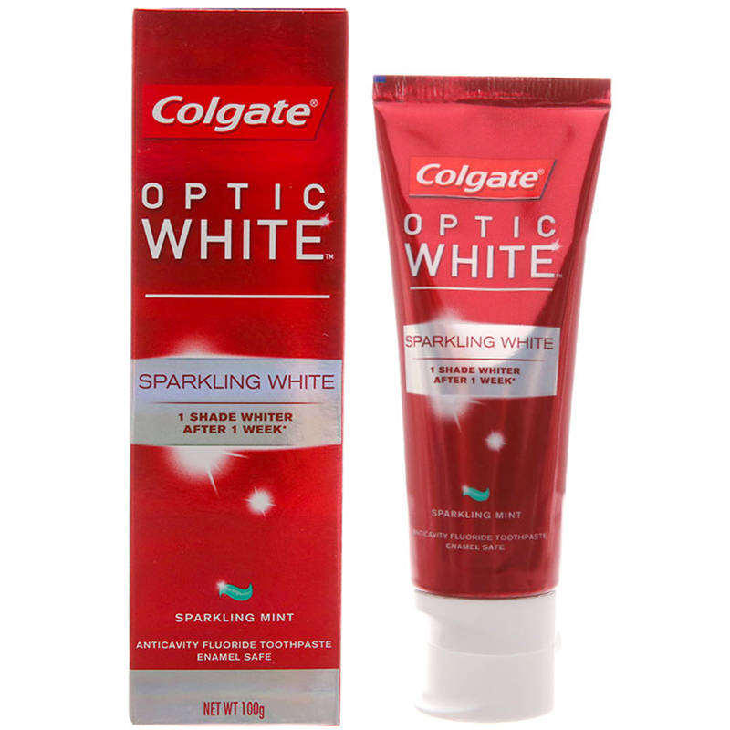 Kem đánh răng Colgate Optic White Sparkling 100g