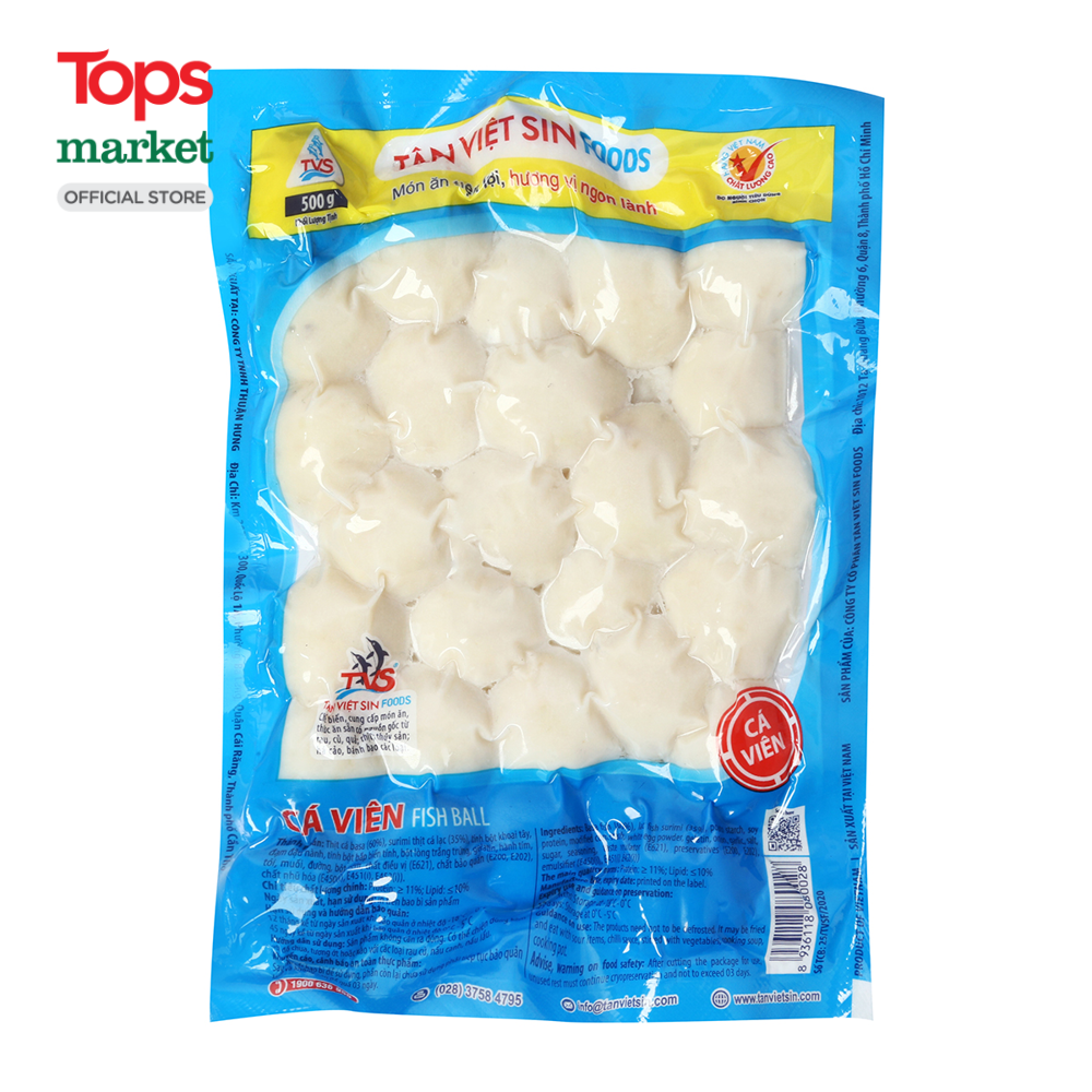 Cá Viên Tân Việt Sin 500G