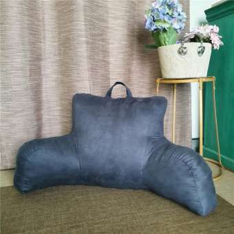 HomeBase HLS Đềm ngồi đệm ghế ngồi có tay vịn Thái Lan 45x73 cm xám