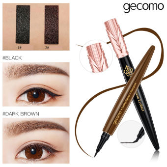 Bút kẻ mắt nước lâu trôi GECOMO Protean Eyeliner 203001 nét mảnh dễ kẻ màu đen màu nâu đen