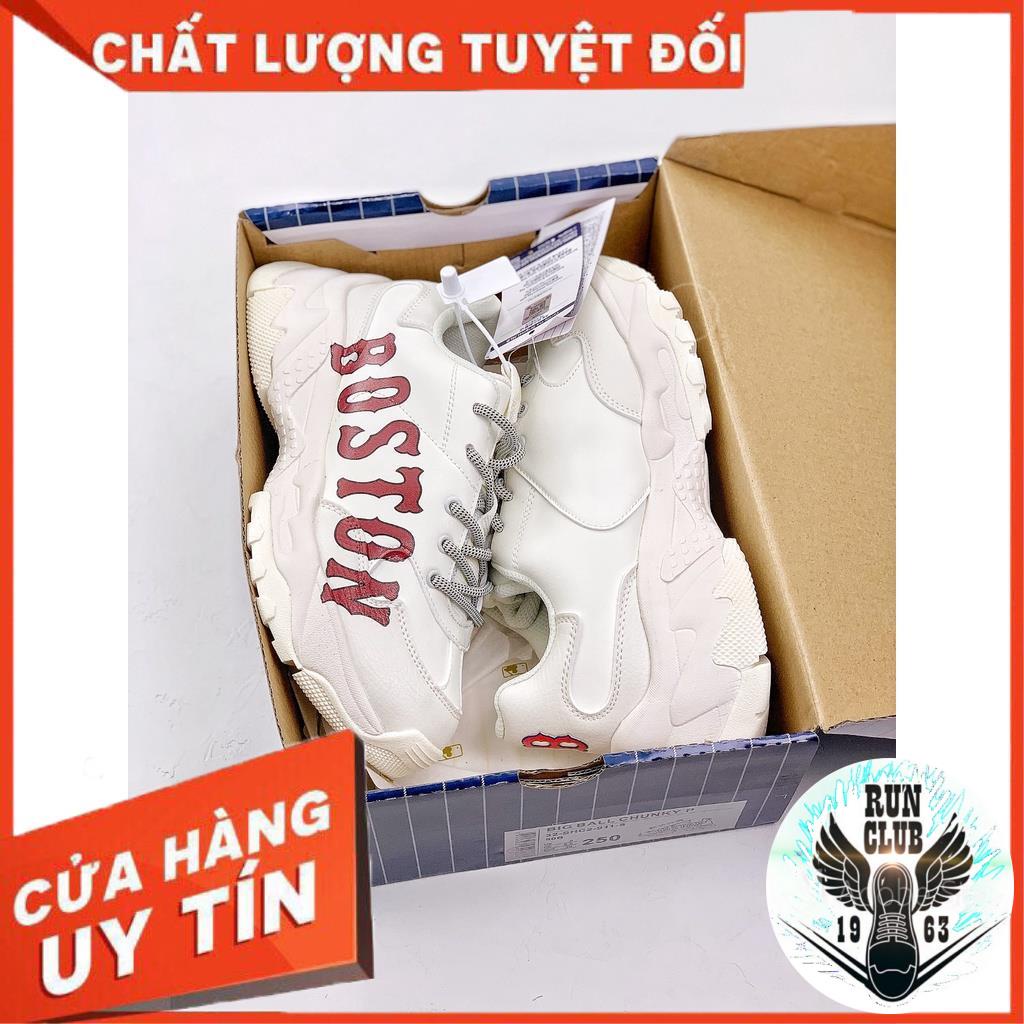 [VIDEO ẢNH THẬT+HỘP BẢO VỆ+FREESHIP] giầy thể thao MLB trắng Boston thời trang nữ
