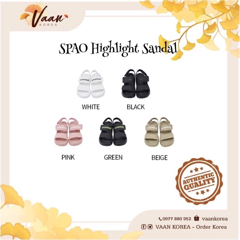 Sandal Spao Highlight