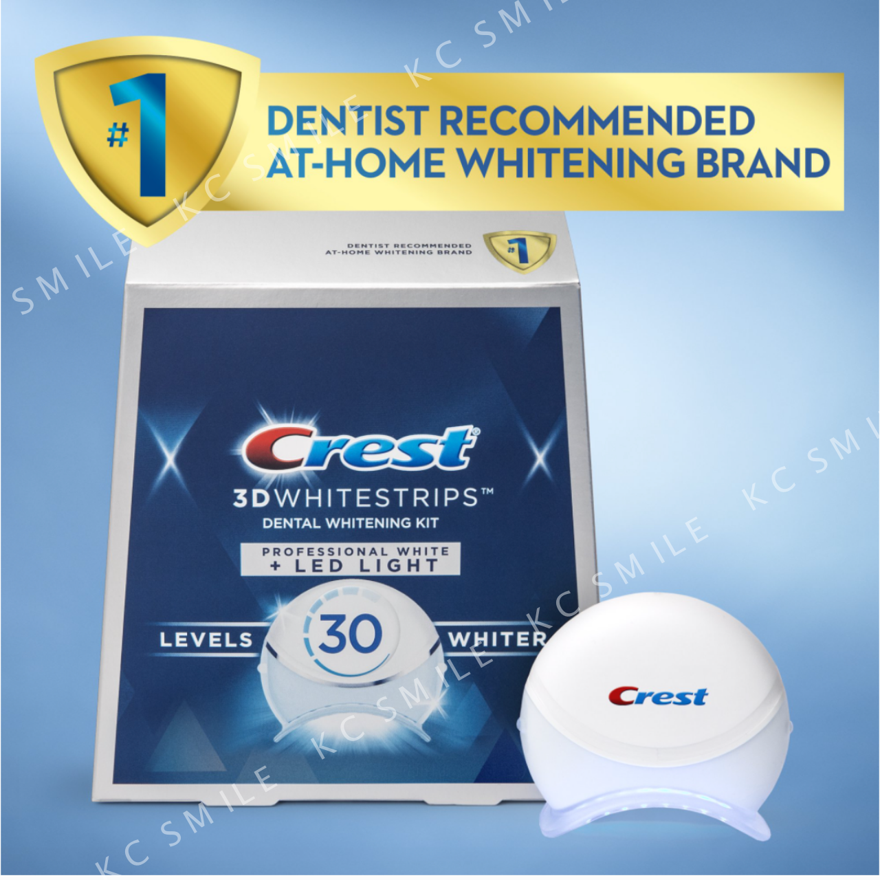 Máy làm trắng răng Crest - Đèn chiếu tẩy trắng răng Crest 3D Led Light tách set bán rời - KC SMILE