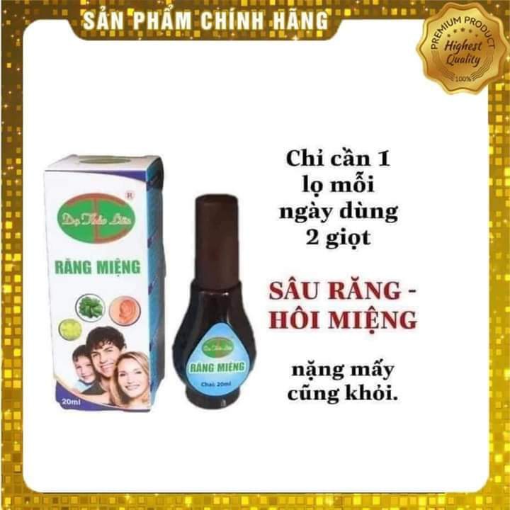 TINH DẦU TRỊ SÂU RĂNG HÔI MIỆNG DẠ THẢO LIÊN 20ml