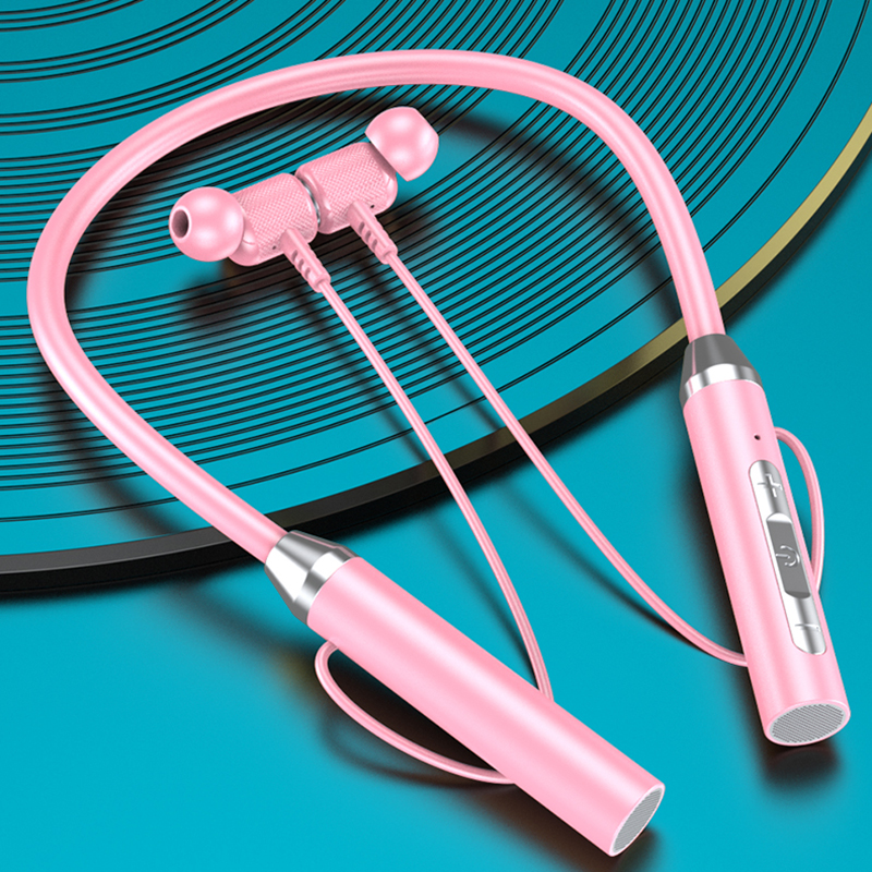 VAORLO Tai Nghe Bluetooth Không Dây Tai Nghe Thể Thao Chống Nước Gắn Cổ Nam Châm Có Micrô Tai Nghe Âm Thanh Nổi HD Khử Tiếng Ồn