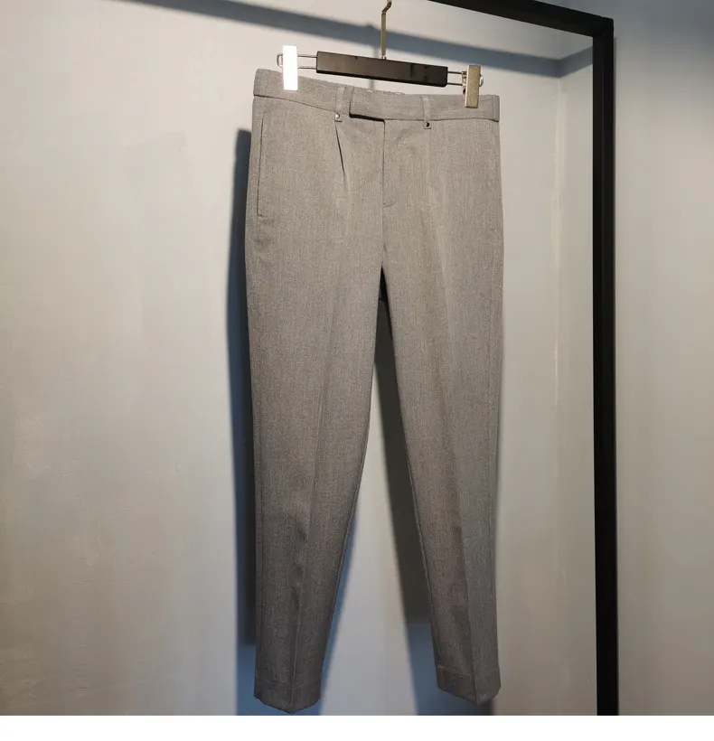 skinny cropped suit pants