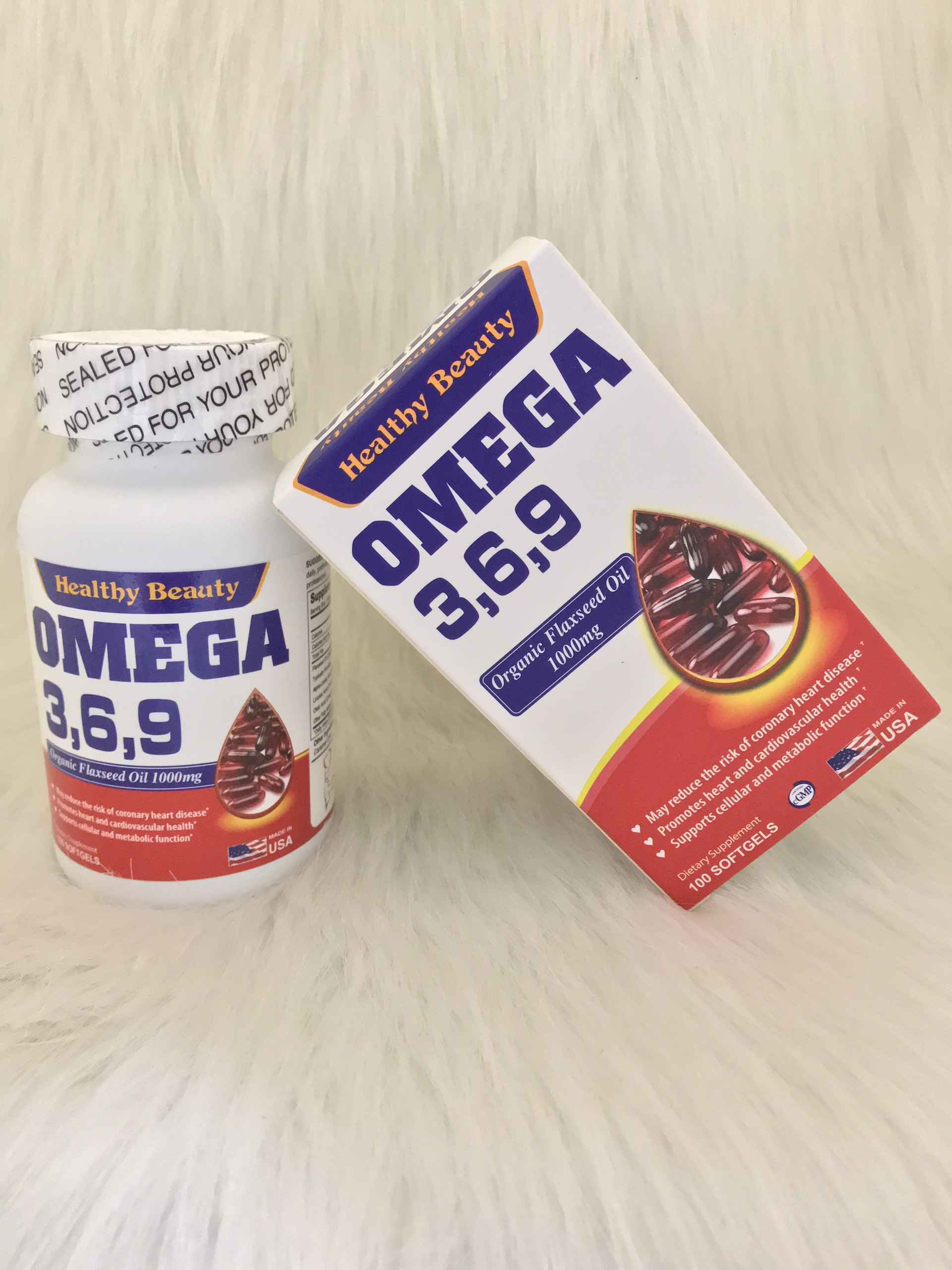 Viên Uống Omega 3,6,9 Healthy Beauty