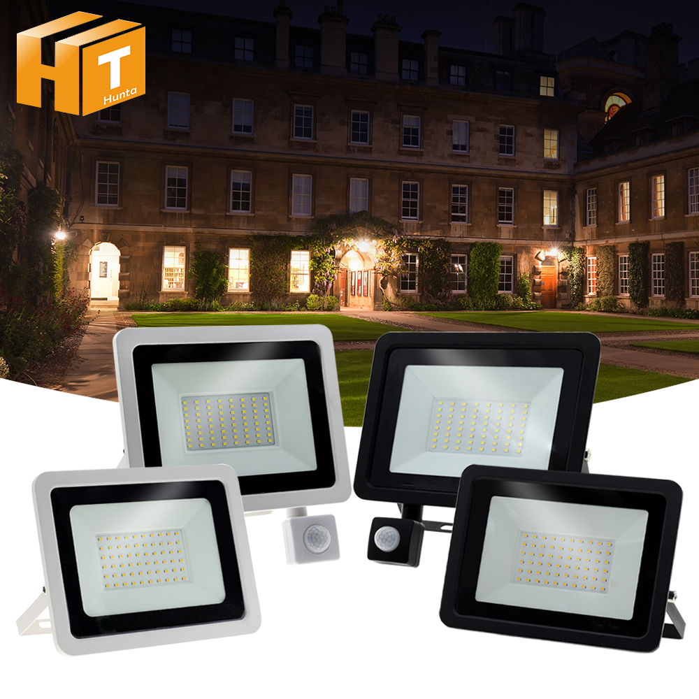 Đèn pha led siêu mỏng, đèn phản quang led 220v 10w 30w 50w 100w đèn pha không thấm nước spotlight đèn tường sân vườn chiếu sáng ngoài trời
