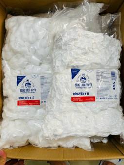 Bông bạch tuyết viên 500g | Bông bạch tuyết cho spa