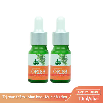 Combo 2 Serum Ngừa Mụn Dưỡng Trắng Da Oriss Cao Cấp [10g/chai]