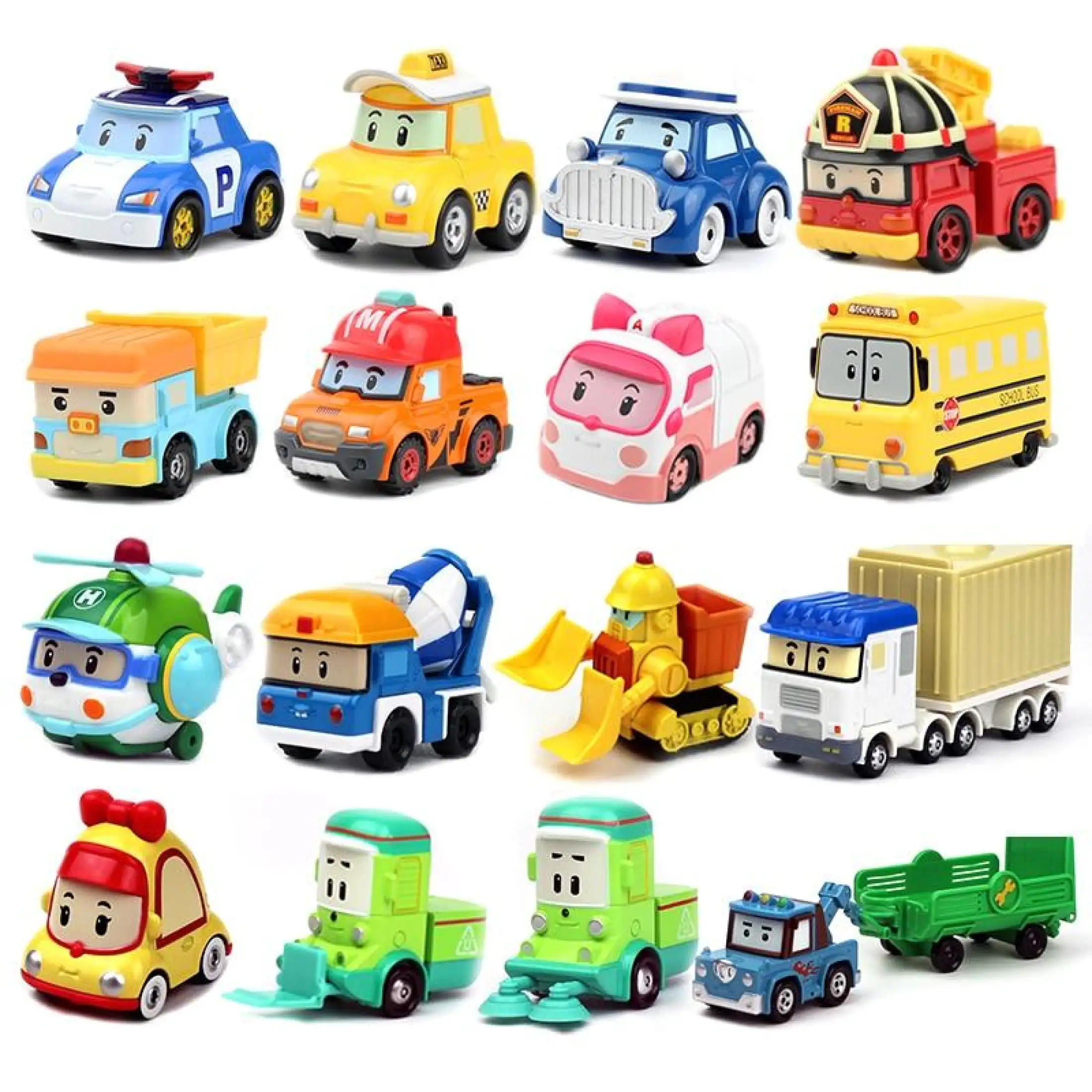 Robocar Poli Korea Mainan Anak 25 Gaya Robocar Poli Anba Model Logam Mobil Mainan Anime Action Figure Mobil Untuk Hadiah Anak Anak Lazada Indonesia