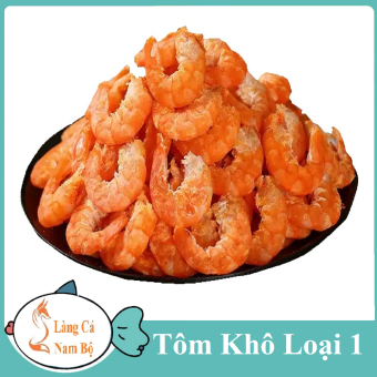 TÔM KHÔ NGON CHUẨN VỊ - LÀNG CÁ NAM BỘ - tôm khô làm từ 100% tôm đất sống Cà Mau,