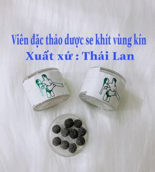 Viên đặt se khít vùng kín,Khử mùi âm đạo