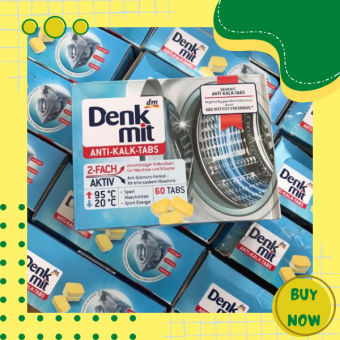 Viên vệ sinh lồng giặt Denk Mit [ SIÊU SẠCH ] Viên vệ sinh lồng giặt Denk Mit diệt khuẩn, tẩy rửa mảng bám lâu ngày