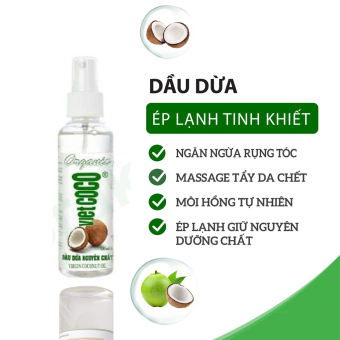 Xịt Tinh Dầu Dừa Ép Lạnh Nguyên Chất 100ml GREEN COCO