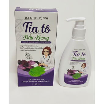 Dung dịch vệ sinh Tía Tô Trầu không hoa bưởi hoa đậu biếc lá bàng Nước rửa phụ khoa hàng ngày ddvs