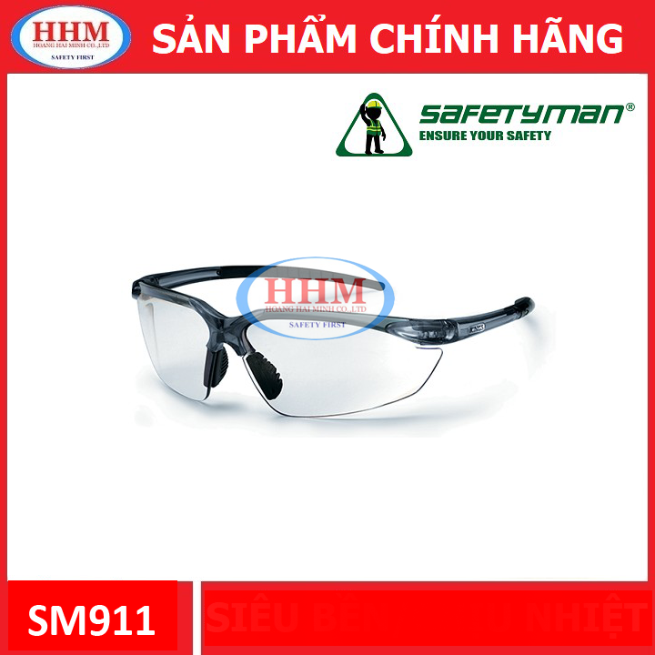 Kính bảo hộ Safetyman SM911 màu trắng