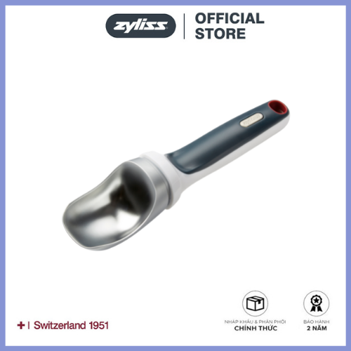 Muỗng múc kem Zyliss Right Ice Cream Scoop Grey - Switzerland since 1951