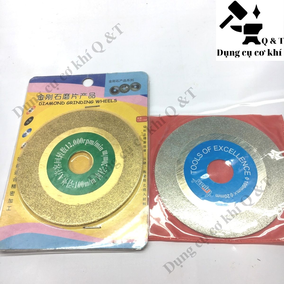 Đá mài kim cương , Đá mài kính đá quý cẩm thạch 100mm